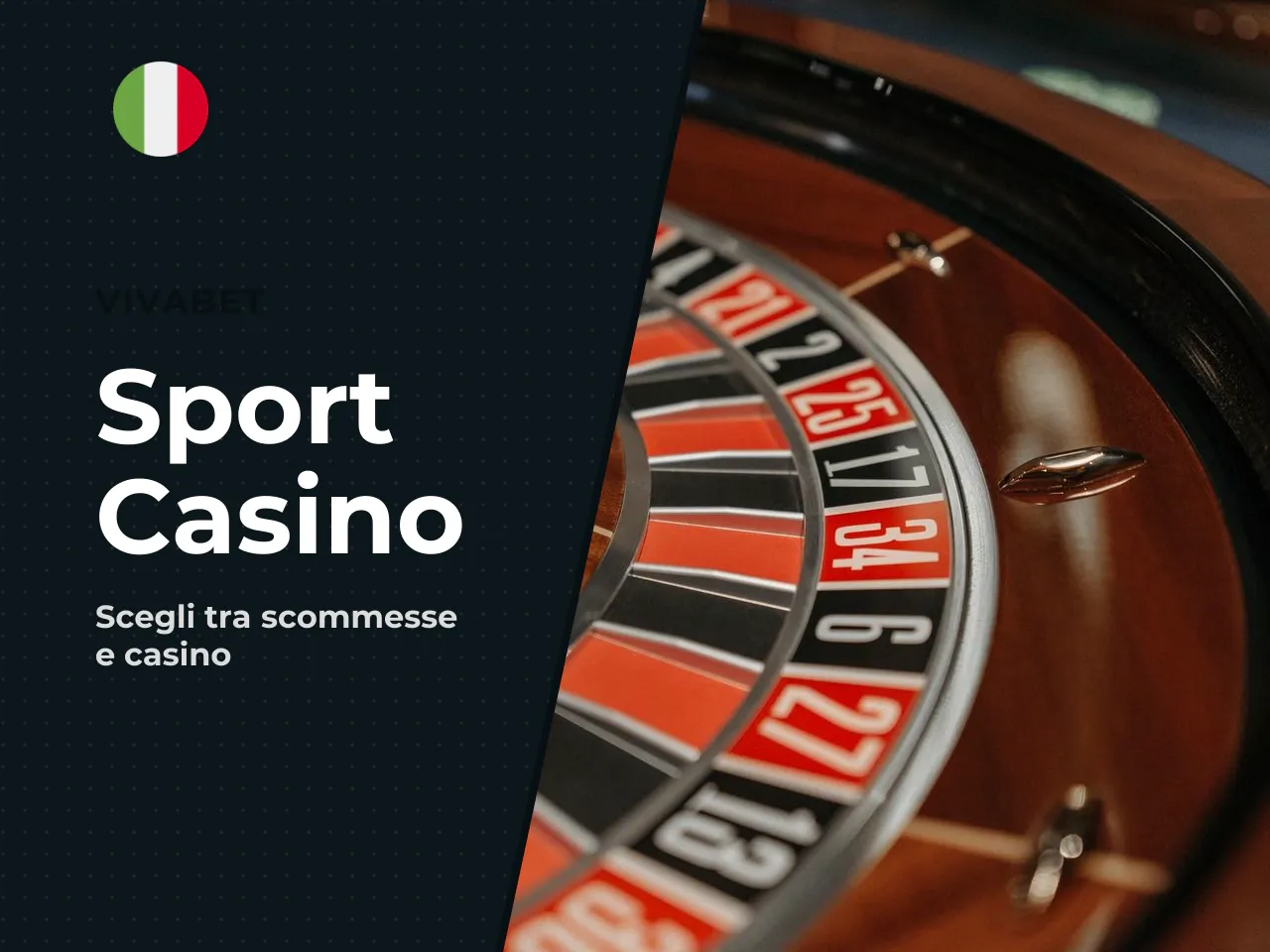 Sezione scommesse vs area casino live