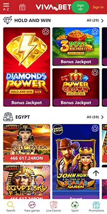 vivabet casino mobile