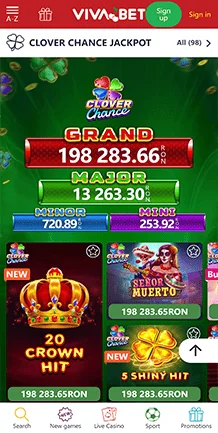 vivabet giochi con jackpot